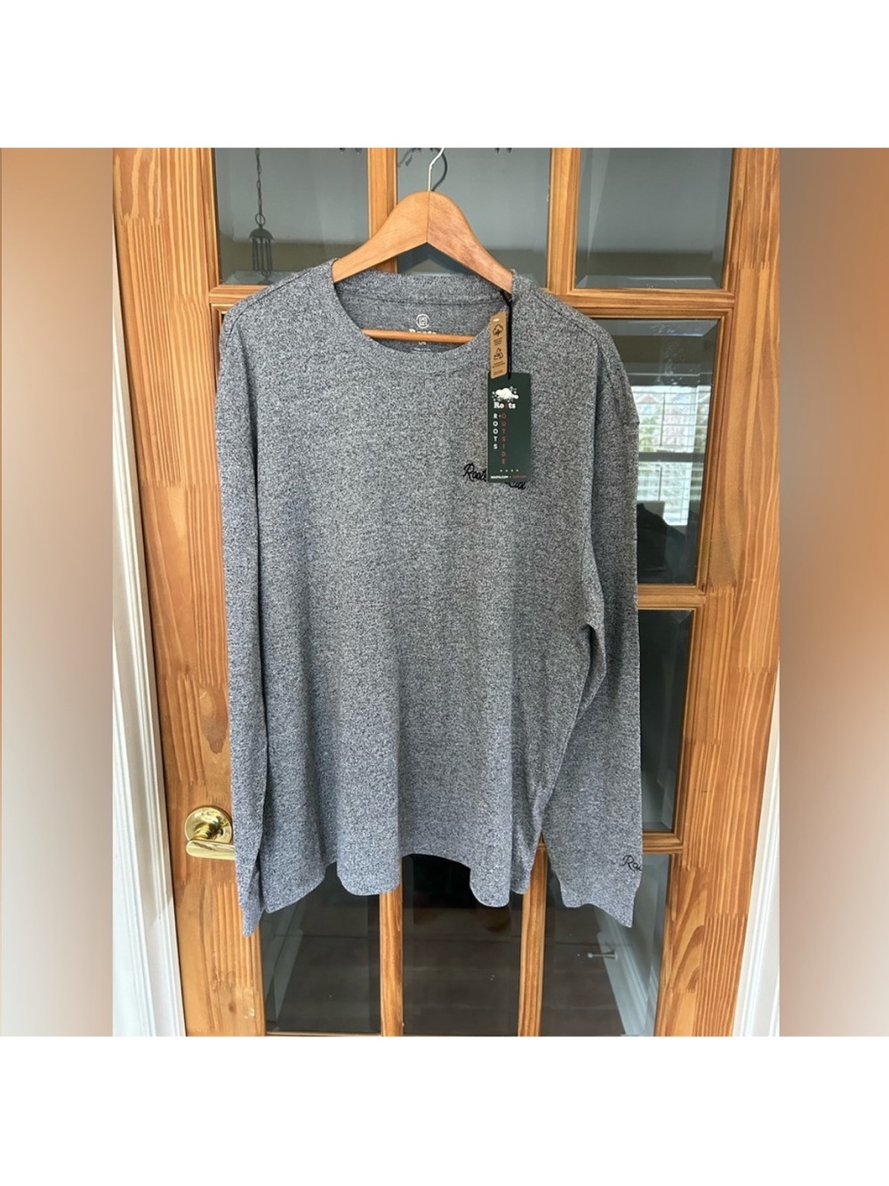 Roots X CLOT Grey Long Sleeve T-Shirt